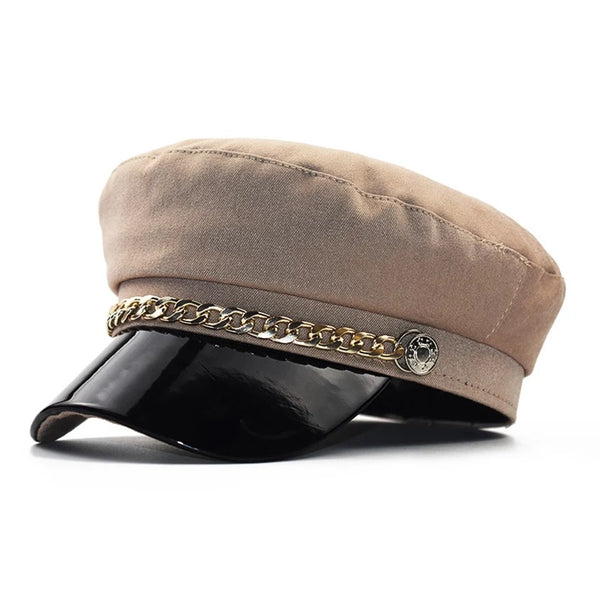 Azura Flat Top Baker Boy Hat