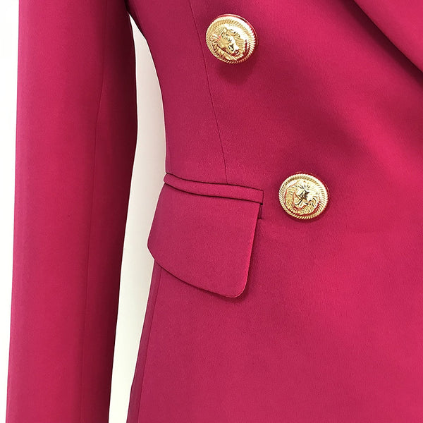 Super-Luxe Blazer With Gold Buttons