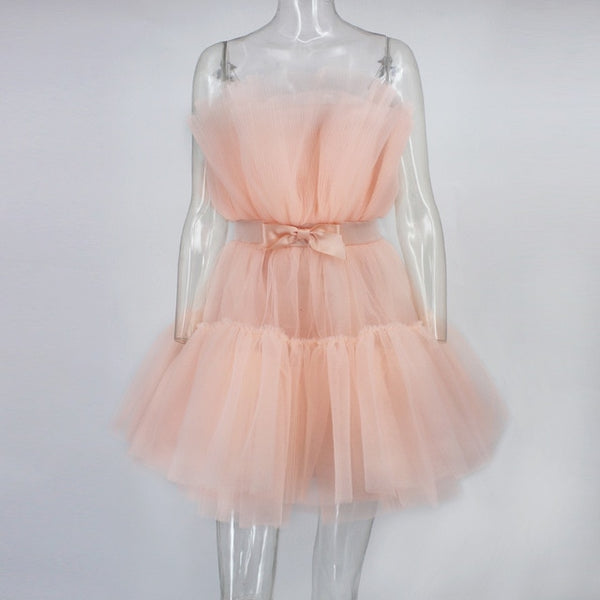 Princess Tulle Mini Party Dress