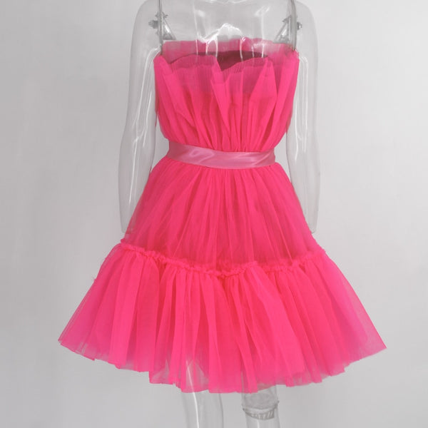 Princess Tulle Mini Party Dress
