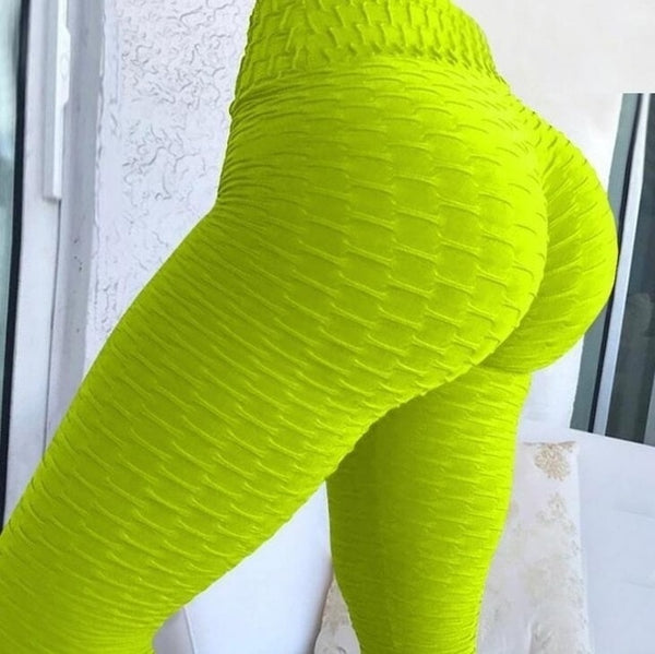 Ruched Butt Booty Lifting Anti-Cellulite Compression Gym Leggings
